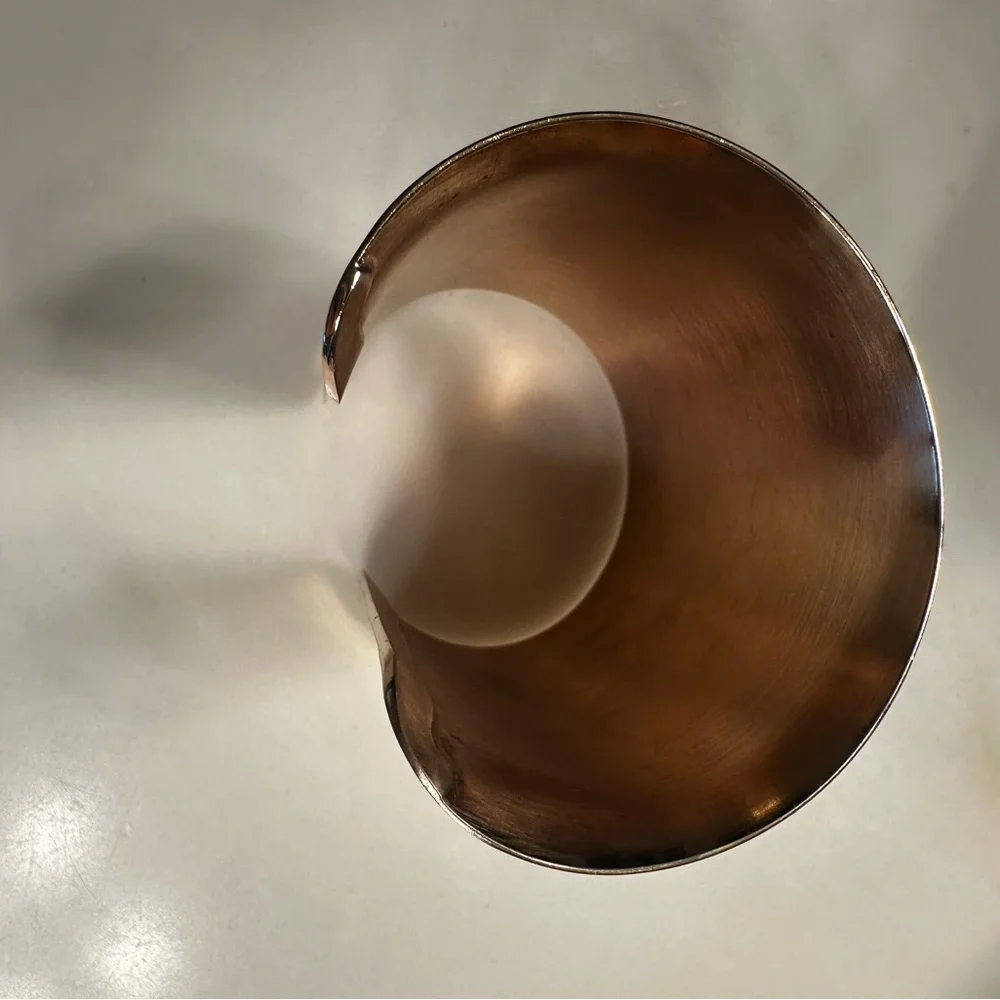 Bronzo Italia rose large cuff bracelet - Picture 2 of 4